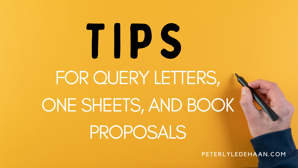 Tips For Query Letters One Sheets And Book Proposals   Book Proposal 